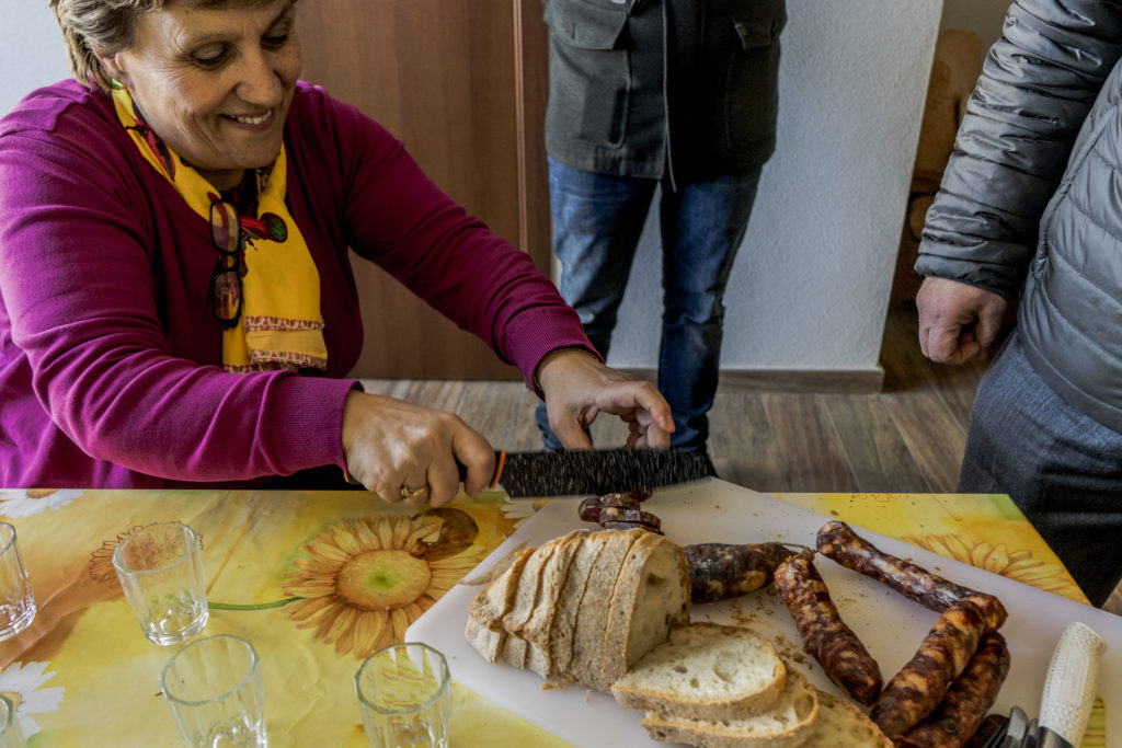 Degustazione salsiccia artigianale