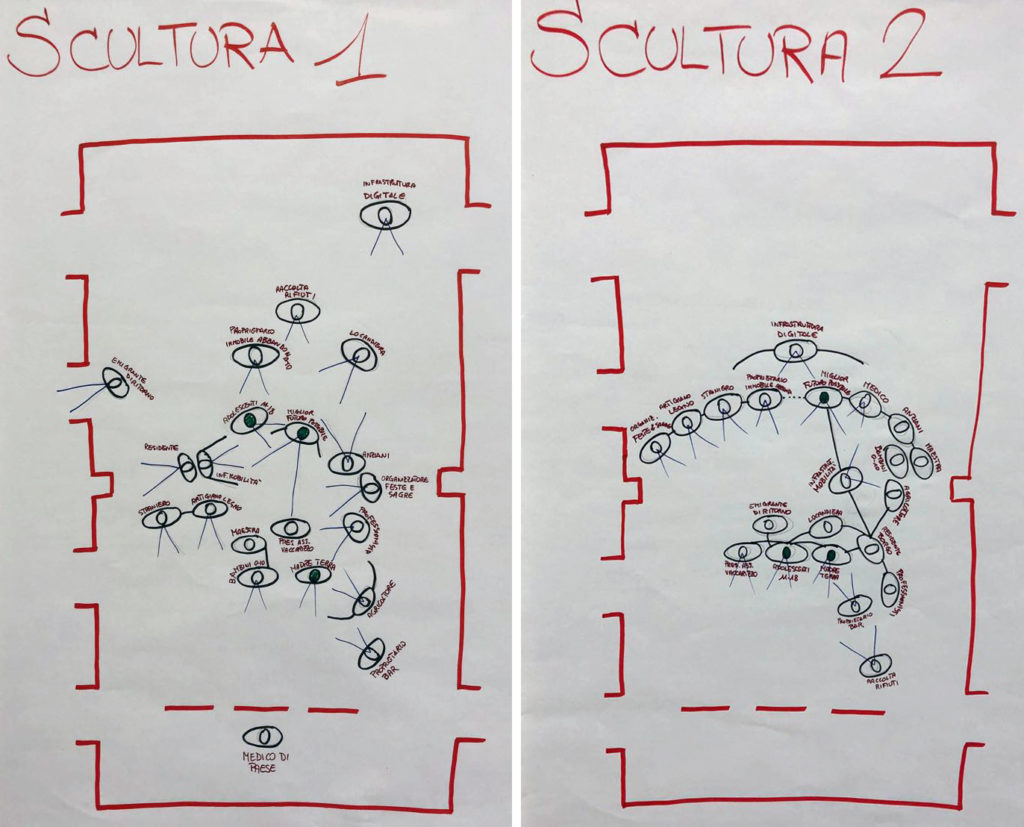 4D mapping differenze tra scultura 1 e scultura 2