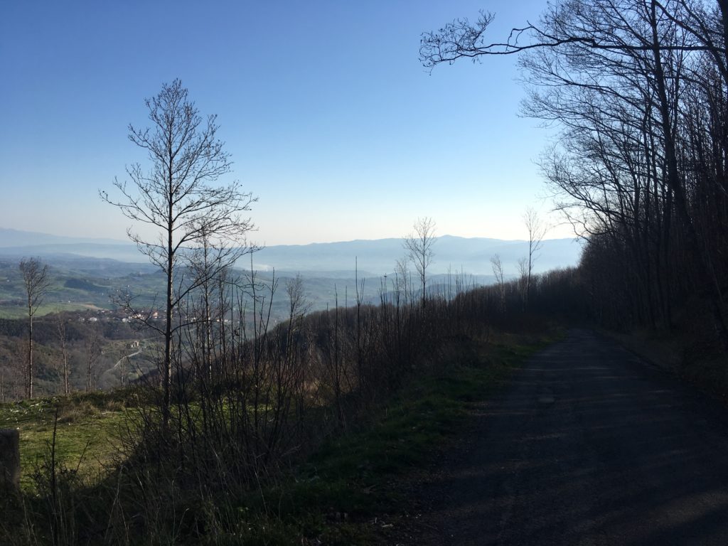 Paesaggio naturale intorno a Vaccarizzo.